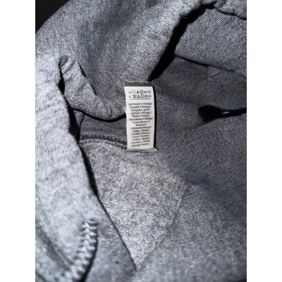 Adopt All The Dogs Hoodie Women’s Size Medium Dark Grey Pullover Sweatshirt - Picture 5 of 5